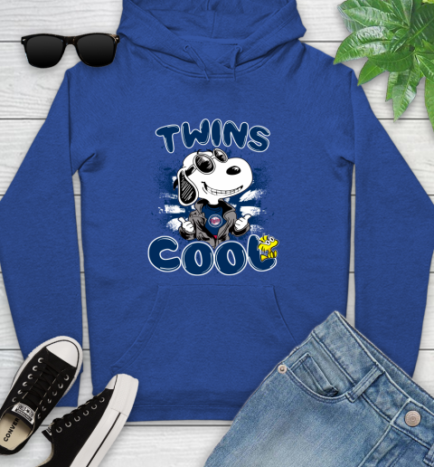 MLB Baseball Minnesota Twins Cool Snoopy Shirt Youth Hoodie 9