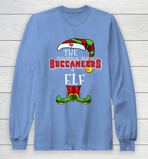 Tampa Bay Buccaneers Christmas ELF Funny NFL Long Sleeve T-Shirt 8