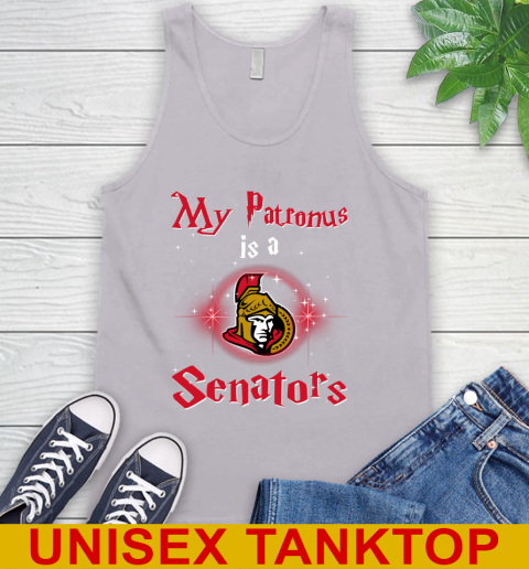 NHL Hockey Harry Potter My Patronus Is A Ottawa Senators Tank Top 3