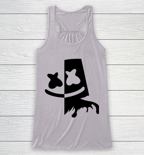 Fortnite Tshirt Marshmello Black And White Racerback Tank 3