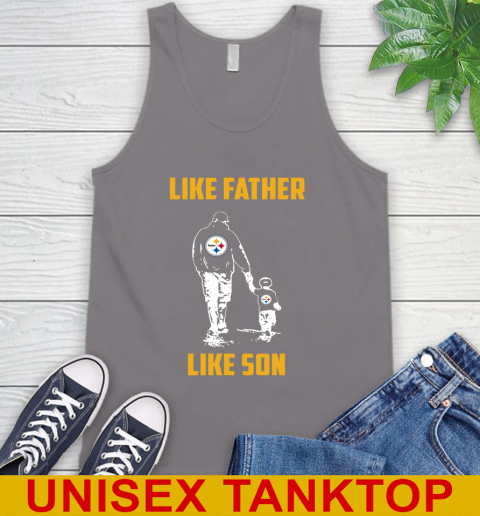 Pittsburgh Steelers NFL Football Like Father Like Son Sports Tank Top 6