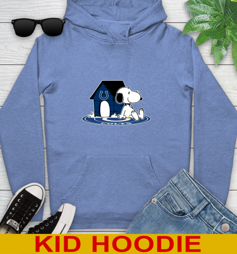 NFL Football Indianapolis Colts Snoopy The Peanuts Movie Shirt Youth Hoodie 12