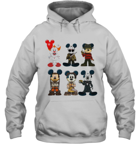 Halloween Mickey Mouse Horror Characters Hoodie