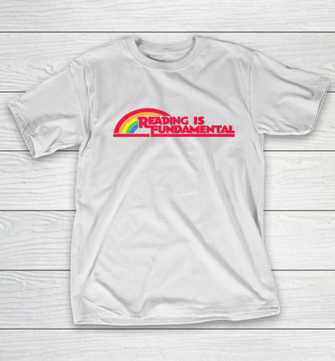 Reading Rainbow t shirt Reading is Fundamental Gay Rainbow T-Shirt
