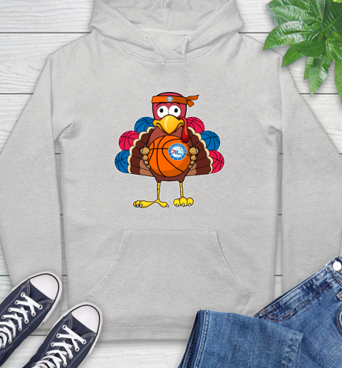 Philadelphia 76ers Turkey thanksgiving day Hoodie