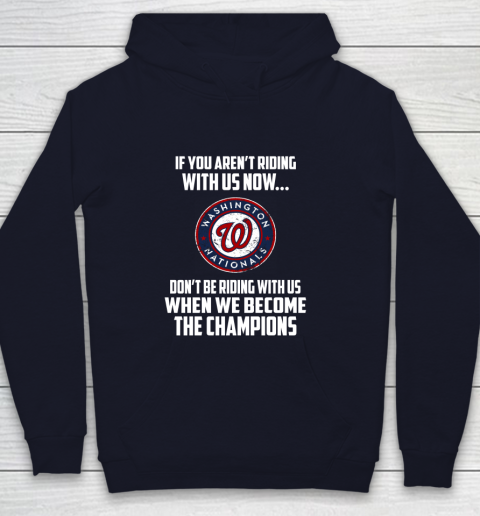 MLB Washington Nationals Baseball We Become The Champions Youth Hoodie 2