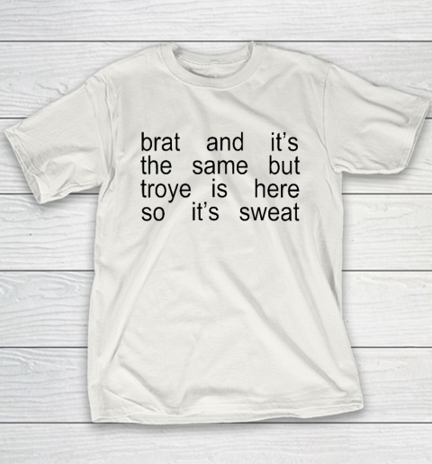 Sweat Tour  Sweat Brat Green Youth T-Shirt