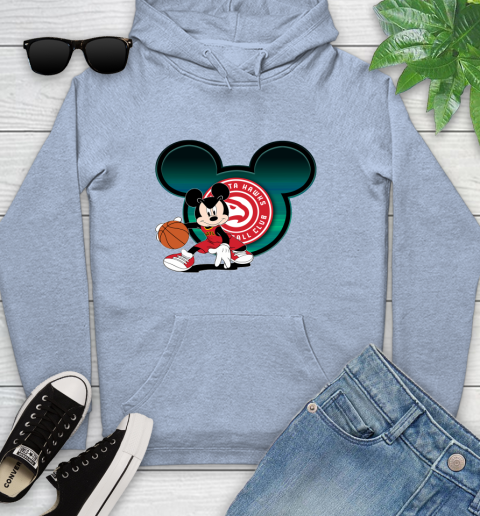 NBA Atlanta Hawks Mickey Mouse Disney Basketball Youth Hoodie 10