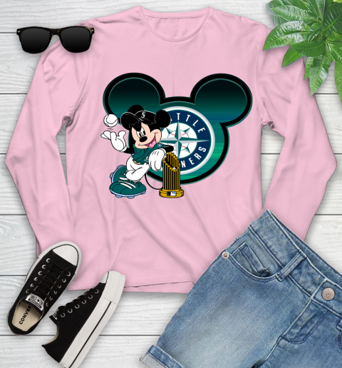 MLB San Francisco Giants The Commissioner's Trophy Mickey Mouse Disney Youth Long Sleeve 10