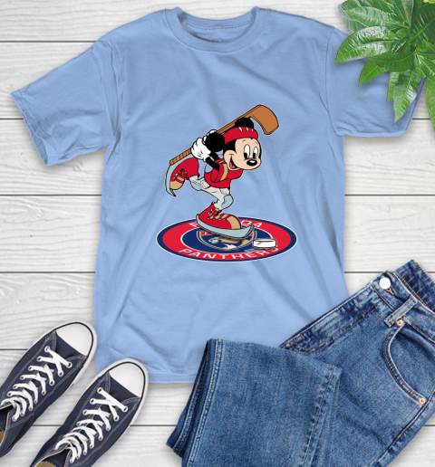 NHL Hockey Florida Panthers Cheerful Mickey Disney Shirt T-Shirt 12