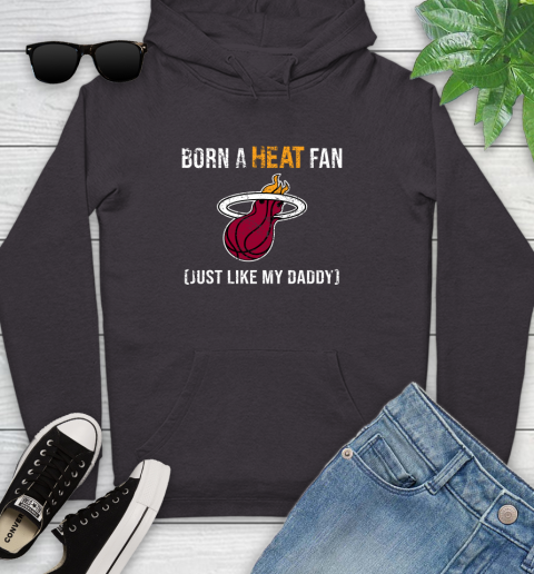 NBA Miami Heat Loyal Fan Just Like My Daddy Basketball Shirt Youth Hoodie 6