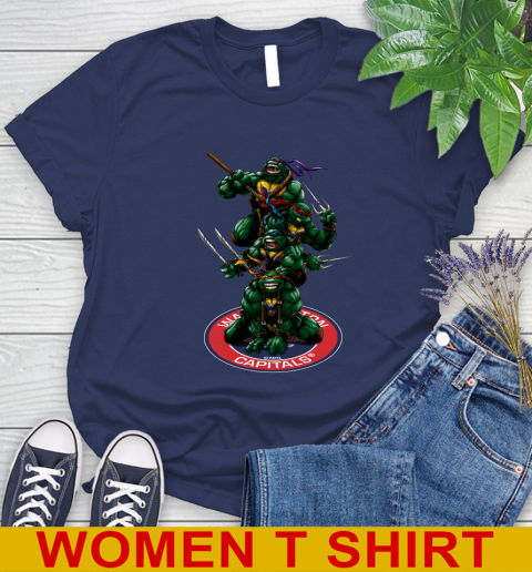 NHL Hockey Washington Capitals Teenage Mutant Ninja Turtles Shirt Women's T-Shirt 12