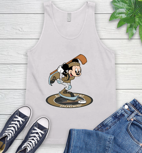 NHL Hockey Anaheim Ducks Cheerful Mickey Disney Shirt Tank Top 2