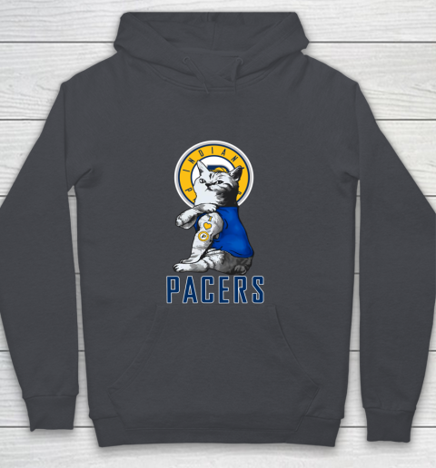 NBA Basketball My Cat Loves Indiana Pacers Youth Hoodie 5