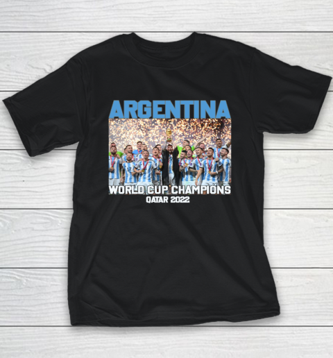 Argentina World Cup Champions Qatar 2022 Youth T-Shirt