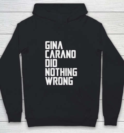 Gina Carano Did Nothing Wrong Social Media Actress Fired Cancel Culture Youth Hoodie