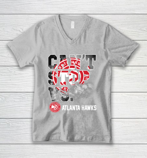 NBA Atlanta Hawks Basketball Can't Stop Vs V-Neck T-Shirt 3