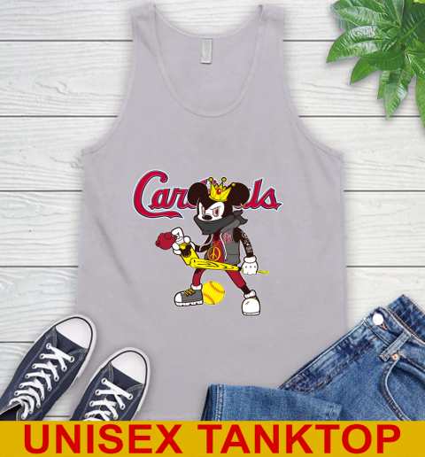 St.Louis Cardinals MLB Baseball Mickey Peace Sign Sports Tank Top 4