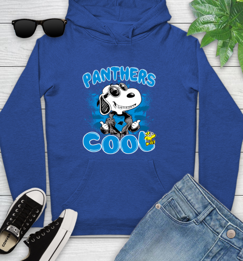 NFL Football Carolina Panthers Cool Snoopy Shirt Youth Hoodie 9