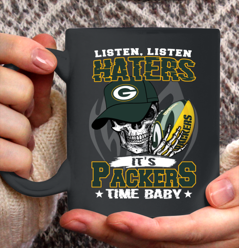 Listen Haters It is PACKERS Time Baby NFL Ceramic Mug 11oz