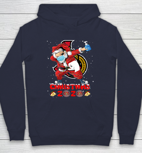 Ottawa Senators Funny Santa Claus Dabbing Christmas 2020 NHL Hoodie 2