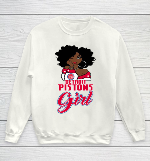 Detroit Pistons Girl NBA Youth Sweatshirt 2