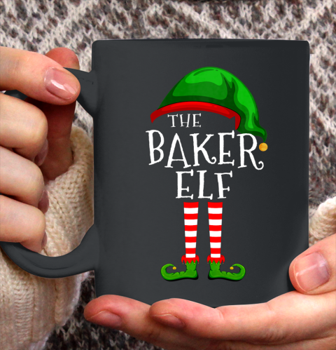 Baker Elf Family Matching Group Christmas Gift Funny Ceramic Mug 11oz