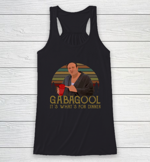 Gabagool  It's What's for Dinner Racerback Tank