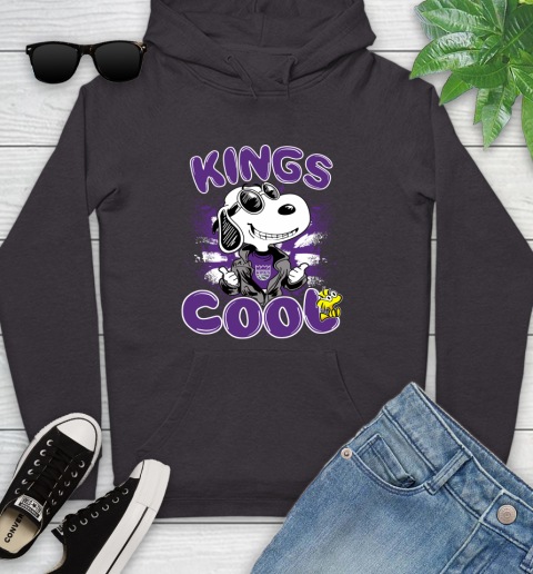 NBA Basketball Sacramento Kings Cool Snoopy Shirt Youth Hoodie 6