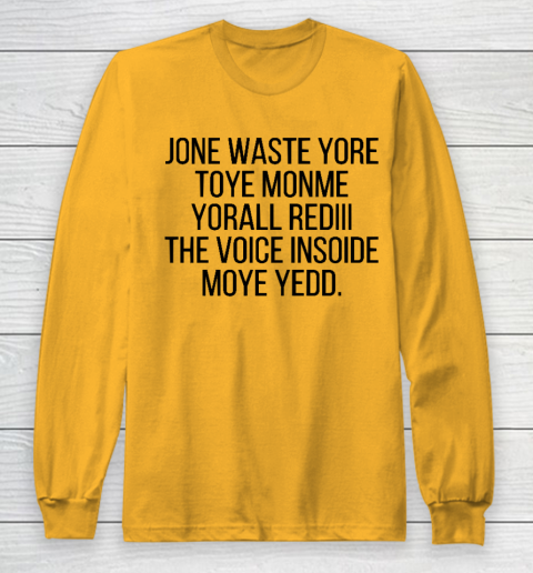 Blink 182 I Miss You Funny Jone Waste Yore Long Sleeve T-Shirt 2