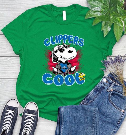 NBA Basketball LA Clippers Cool Snoopy Shirt Women's T-Shirt 7