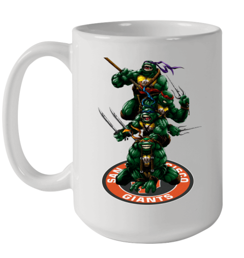 MLB Baseball San Francisco Giants Teenage Mutant Ninja Turtles Shirt Ceramic Mug 15oz