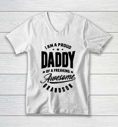 Father's Day Funny Gift Ideas Apparel  Daddy V-Neck T-Shirt