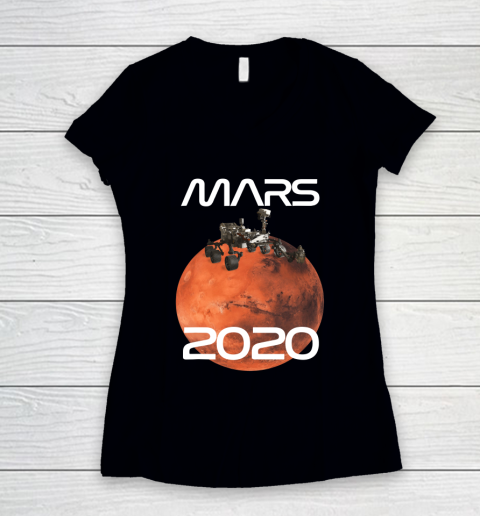 Mars 2020 NASA Rover Mission Women's V-Neck T-Shirt
