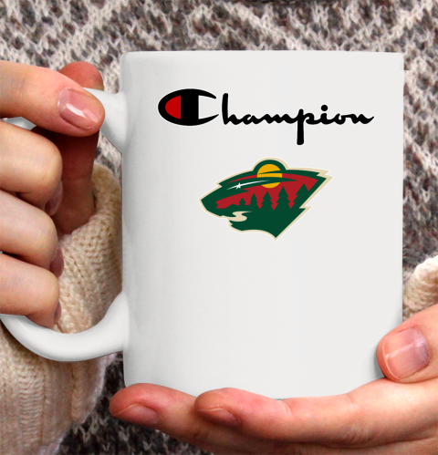 NHL Hockey Minnesota Wild Champion Shirt Ceramic Mug 11oz