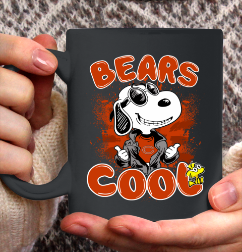 NFL Football Chicago Bears Cool Snoopy Shirt Ceramic Mug 15oz