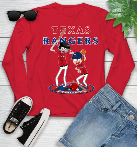 MLB Texas Rangers Rick And Morty Baseball 135