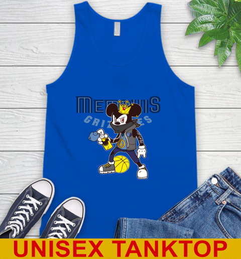 Memphis Grizzlies NBA Basketball Mickey Peace Sign Sports Tank Top 5