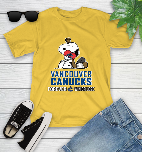 NHL The Peanuts Movie Snoopy Forever Win Or Lose Hockey Vancouver Canucks 110