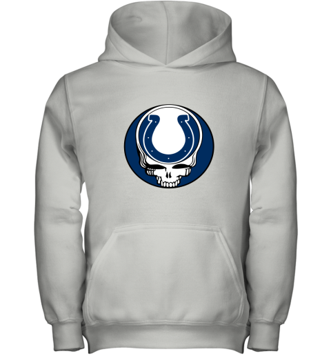 NFL Team Indianapolis Colts x Grateful Dead Logo Band Youth Hoodie