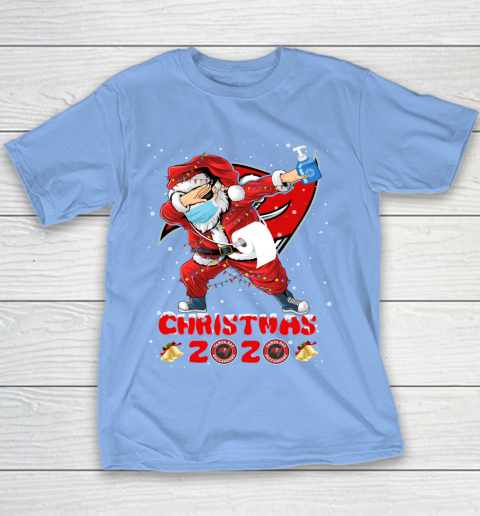 Tampa Bay Buccaneers Funny Santa Claus Dabbing Christmas 2020 NFL Youth T-Shirt 8