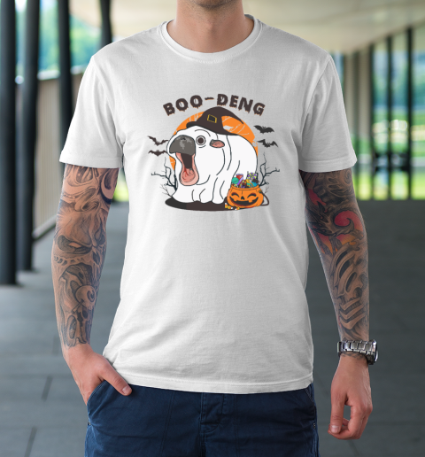Funny Moo Deng Pumpkin Halloween Costumes Pygmy Hippopotamus T-Shirt