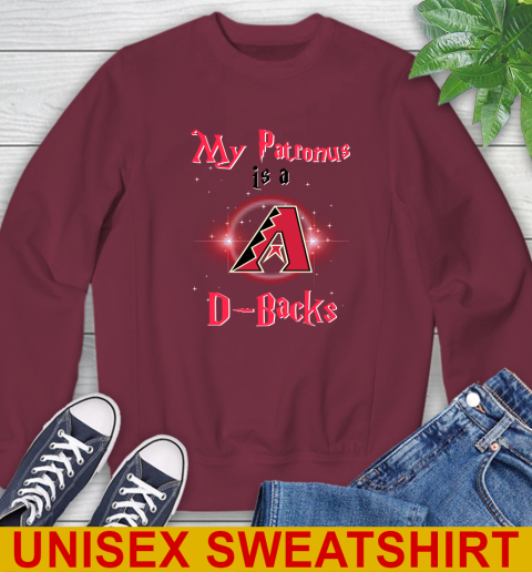 MLB Baseball Harry Potter My Patronus Is A Arizona Diamondbacks Sweatshirt 6
