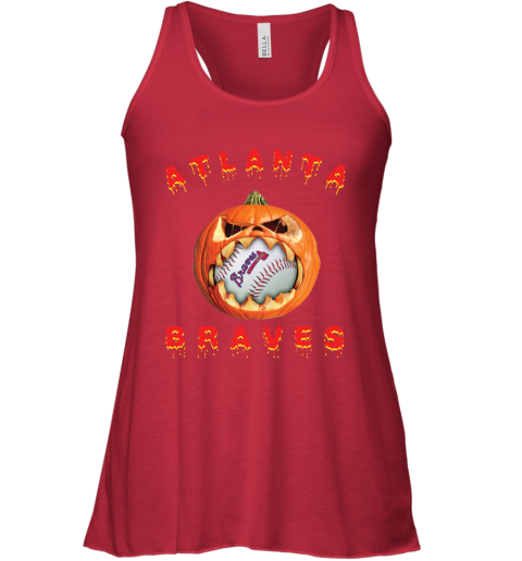 Atlanta Braves Nike Athletic Sleeveless Hooded T-Shirt - Red