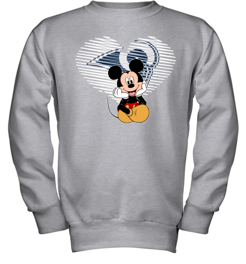 NFL Los Angeles Rams The Heart Mickey Mouse Disney Football T Shirt 5RLG0VR1xpS youth sweatshirt 47 95 151514 front sport grey