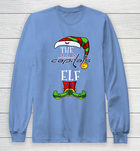 Washington Capitals Christmas ELF Funny NHL Long Sleeve T-Shirt 8