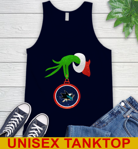 San Jose Sharks Grinch Merry Christmas NHL Hockey Tank Top 3