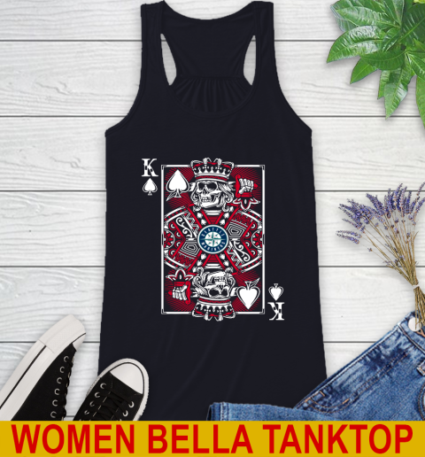 Seattle Mariners MLB Baseball The King Of Spades Death Cards Shirt Racerback Tank 8