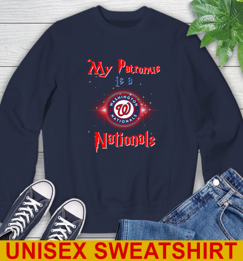 MLB Baseball Harry Potter My Patronus Is A Washington Nationals Sweatshirt 2