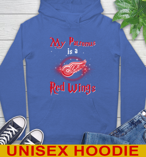 NHL Hockey Harry Potter My Patronus Is A Detroit Red Wings Hoodie 9